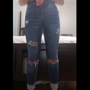high waisted american eagle jeans